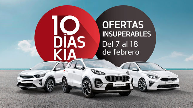 Kia ofrece descuentos especiales en toda su gama en los 10 Días Kia 1 10diasfebweb