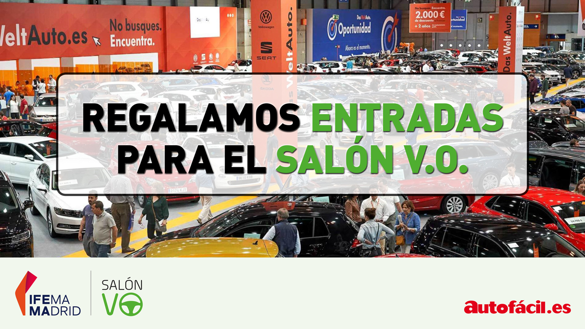 ¡Regalamos entradas para el Salón del Vehículo de Ocasión de Madrid! 1 Entradas salón coches de ocasión