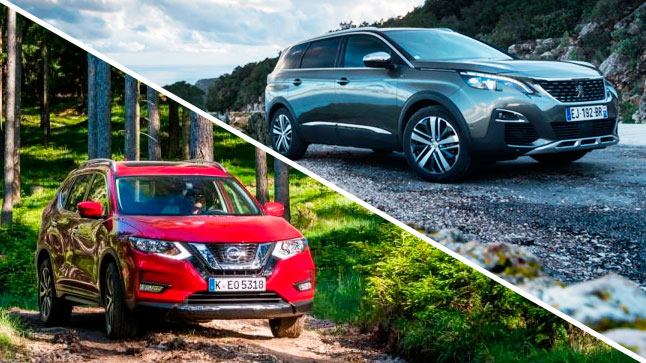 Comparativa: Peugeot 5008 HDI 150 vs Nissan X-Trail dCi 130 1