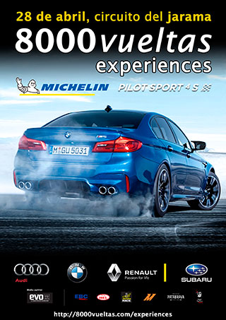 Llega el evento del año al circuito del Jarama, el 8000Vueltas Experiences Michelin 1 8000vueltasmichelin
