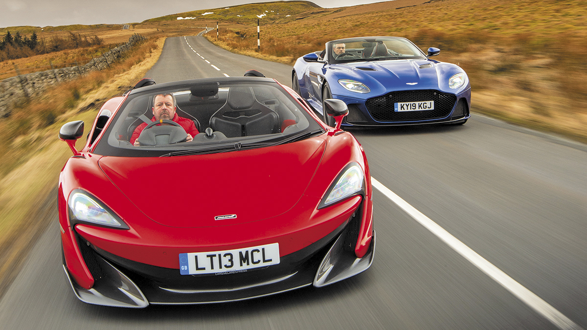 Comparativa: McLaren 600LT Spider vs Aston Martin DBS Superleggera 1 astonvsmclaren