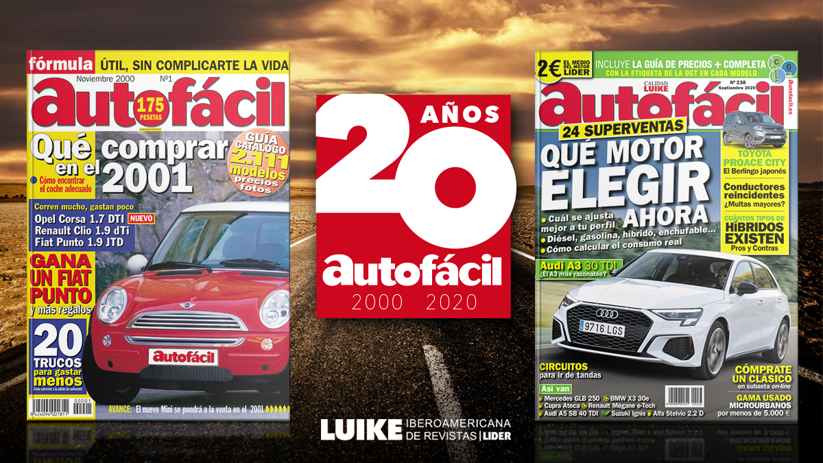 20 años de Autofácil: La revista del milenio 1 banner 20 anos 1