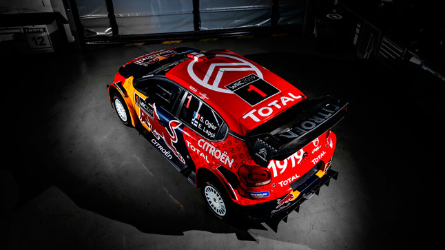 Citroën celebra su centenario con una decoración especial para el WRC 1 citroenc3wrccentenario2