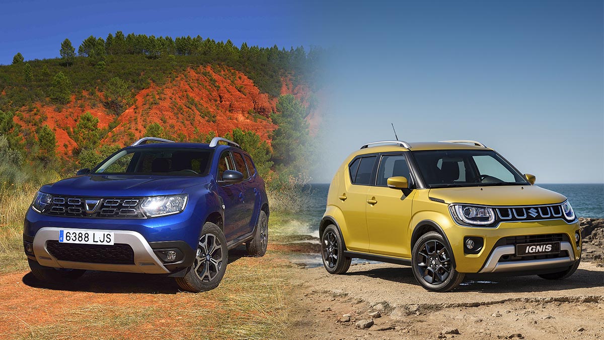 ¿Hay algún SUV espacioso, estable, potente, híbrido y eficaz fuera del asfalto por 18.000 euros? 1 daciadustersuzukiignis