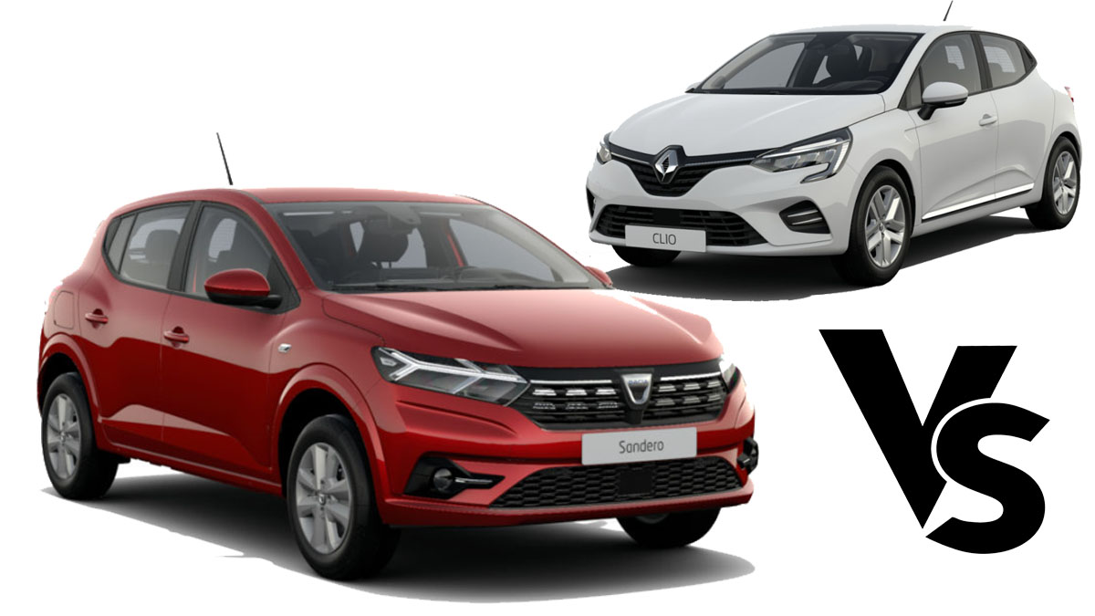 Renault Clio vs. Dacia Sandero 2021: las versiones más equilibradas frente a frente 1 daciasanderovsrenaultclio