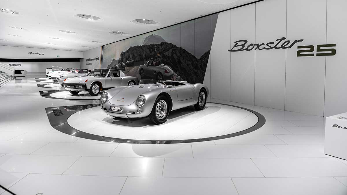 Visita guiada virtual a la exposición "25 años del Boxster" en el Museo Porsche 1 dc32014