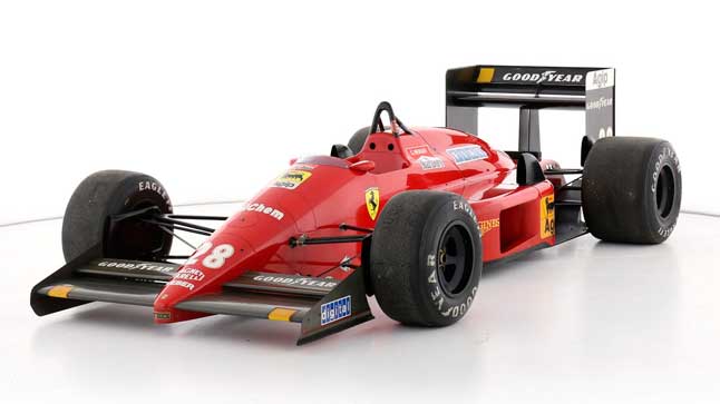 Sale a subasta el Ferrari F1/87 de Michele Alboreto 1 ferrari formula 1