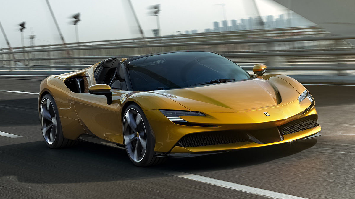 Nuevo Ferrari SF90 Spider híbrido enchufable: 1.000 CV a cielo abierto 1 ferrarisf902021