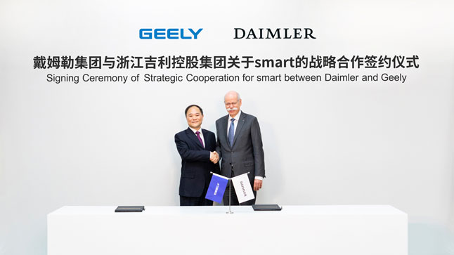 Geely compra el 50% de Smart a Daimler 1 geely.daimler smart