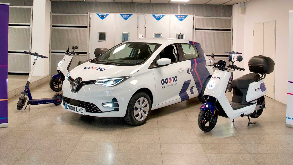 GoTo: la primera app que ofrece una flota propia de coches, motos y patinetes compartidos 1 gotolaunchmadridflota1