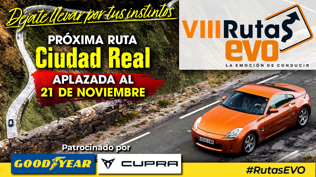La VIII Ruta EVO que tendrá lugar en Ciudad Real se retrasa al 21 de noviembre 2 imagen noticia ruta evo viii1200x675 v3