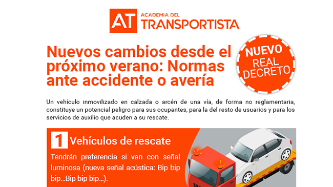 Nuevos cambios DGT desde el próximo verano: Normas más seguras a cumplir en caso de accidente o avería de tu vehículo 1 info cambio actuacion