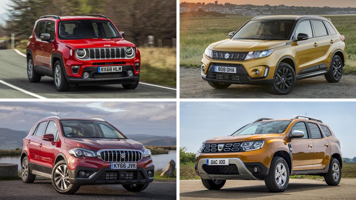¿Dacia Duster, Jeep Renegade o un Suzuki? 1 jeeprenegadedaciadustersuzukivitaras cross