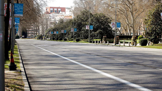 Coronavirus en Madrid: los atascos y el tráfico se esfuman 1 madridvacocoronavirus