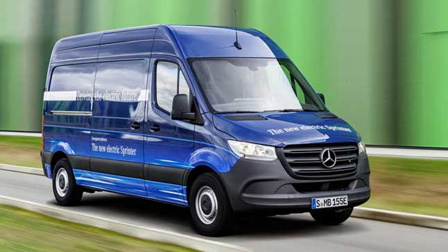 Mercedes presenta la furgoneta eléctrica eSprinter 1 mercedes esprinter frontal