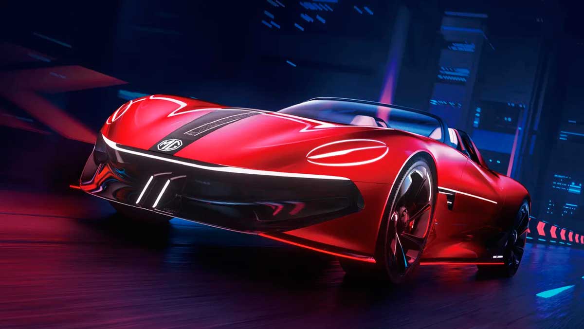 MG Cyberster Roadster: reveladas las primeras imágenes antes de su debut en Shanghai 1 mg cyberster