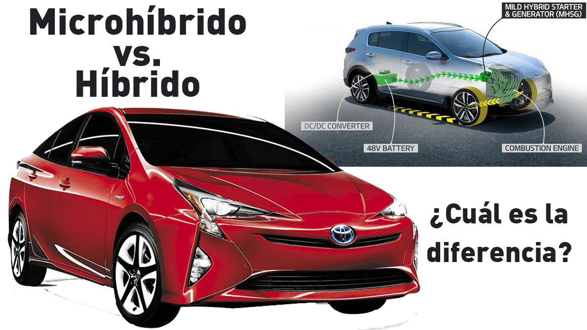 ¿Cuál es la diferencia entre coche híbrido y microhibridación? 1 microhibridocochehibrido