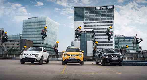 VÍDEO: Salto récord sobre tres Nissan Juke de un solo bote 1 nissanjukecam
