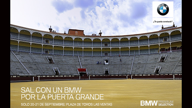 Compra un BMW seminuevo con un 40% de descuento... ¡en Las Ventas! 1 plaza toros