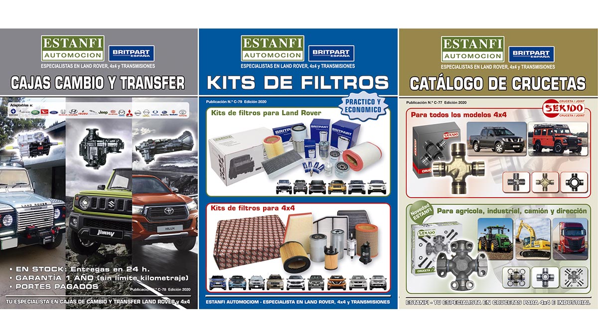 Estanfi te trae tres catálogos para preparar tu todoterreno 2 portada filtros