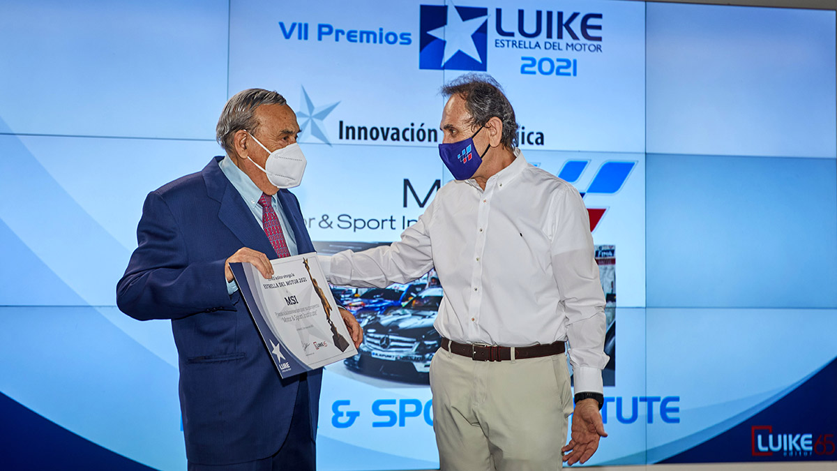 Motor & Sport Institute, Premio Estrella LUIKE a la Innovación 1 premioestrellaluikemsi3