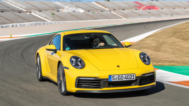 Fotos del Porsche 911 Carrera S a prueba en Cheste 1 Primera prueba del Porsche 911 (992) Carrera S