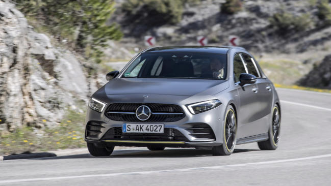 Fotos de la prueba del Mercedes Clase A 2018 1 Primera prueba del Mercedes Clase A 2018