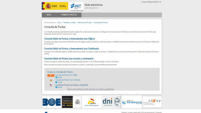 Cómo consultar los puntos del carnet de conducir 1 Cómo consultar los puntos del carnet de conducir
