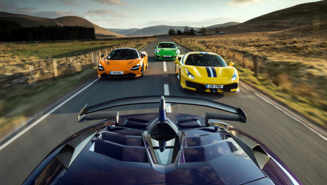 Ferrari 488 Pista vs McLaren 720S Track Pack vs Lamborghini Aventador SVJ vs Porsche 911 GT3 RS 1 preview 67a13f400048e