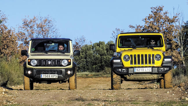 Fotos: Suzuki Jimny vs. Jeep Wrangler 119 preview 8a473efd5c7c3