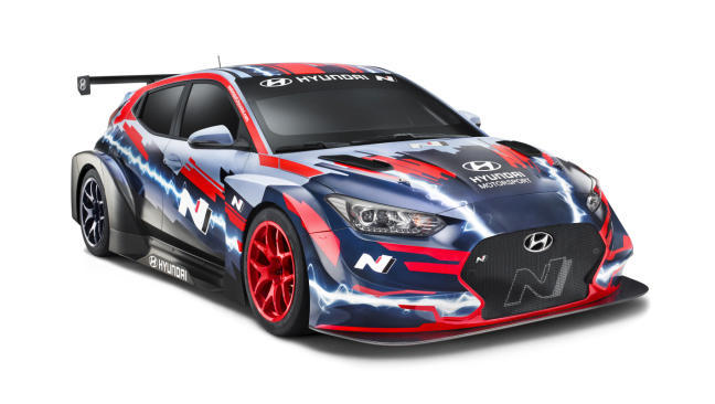Fotos del Hyundai Veloster N ETCR 1 Hyundai Veloster N ETCR: su primer vehículo de competición 100% eléctrico
