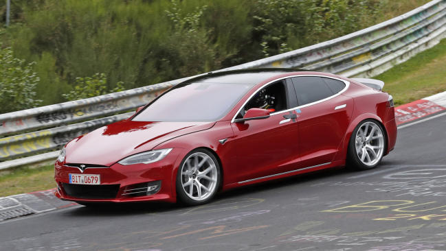 Fotos espía: Tesla Model S 100D + en Nürburgring 1 Tesla Model S P100D +: a por el récord de Nürburgring