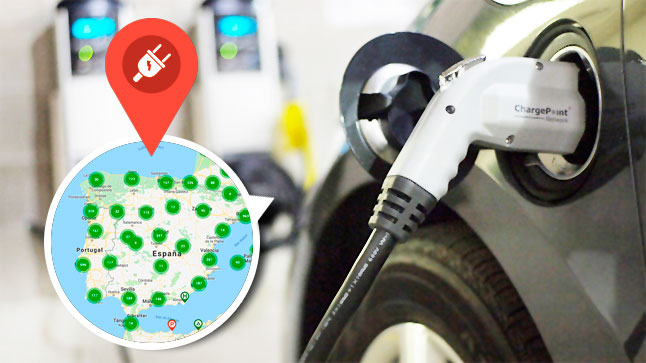 Mapa: todos los puntos de recarga de coches eléctricos 1 puntosrecargacocheselectricos