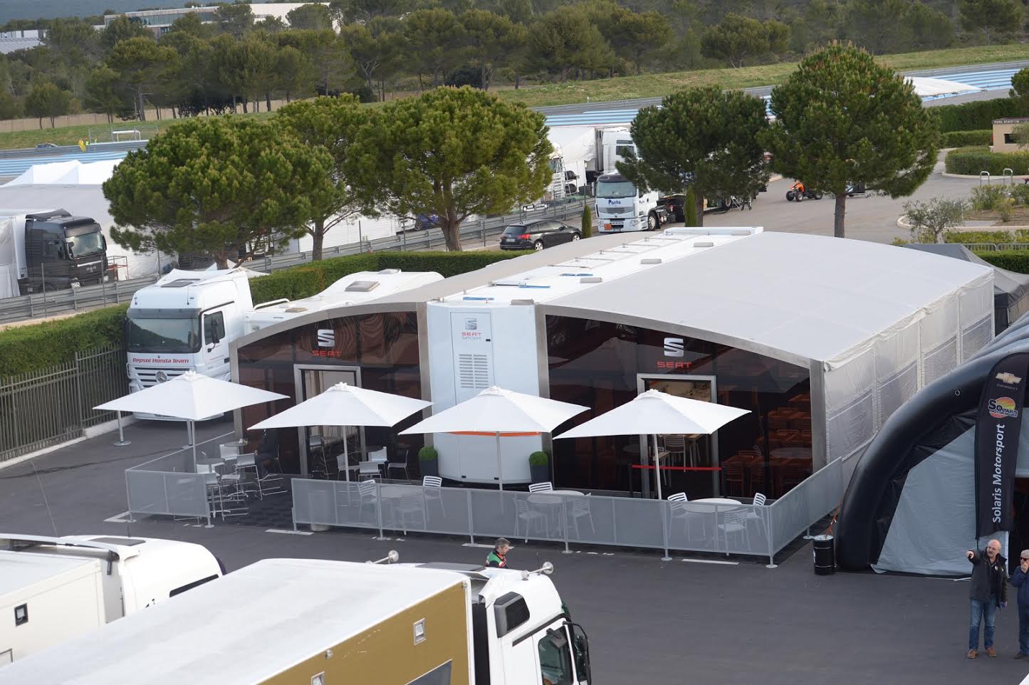 Cómo se da de comer a las 200 personas de la Seat León Eurocup 1 seat2 1