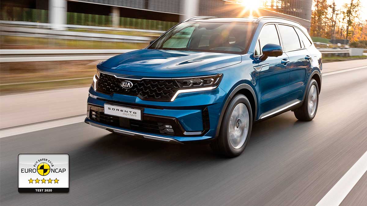 El nuevo Kia Sorento también logra las 5 estrellas en los test Euro NCAP 1 sorentoeuroncap