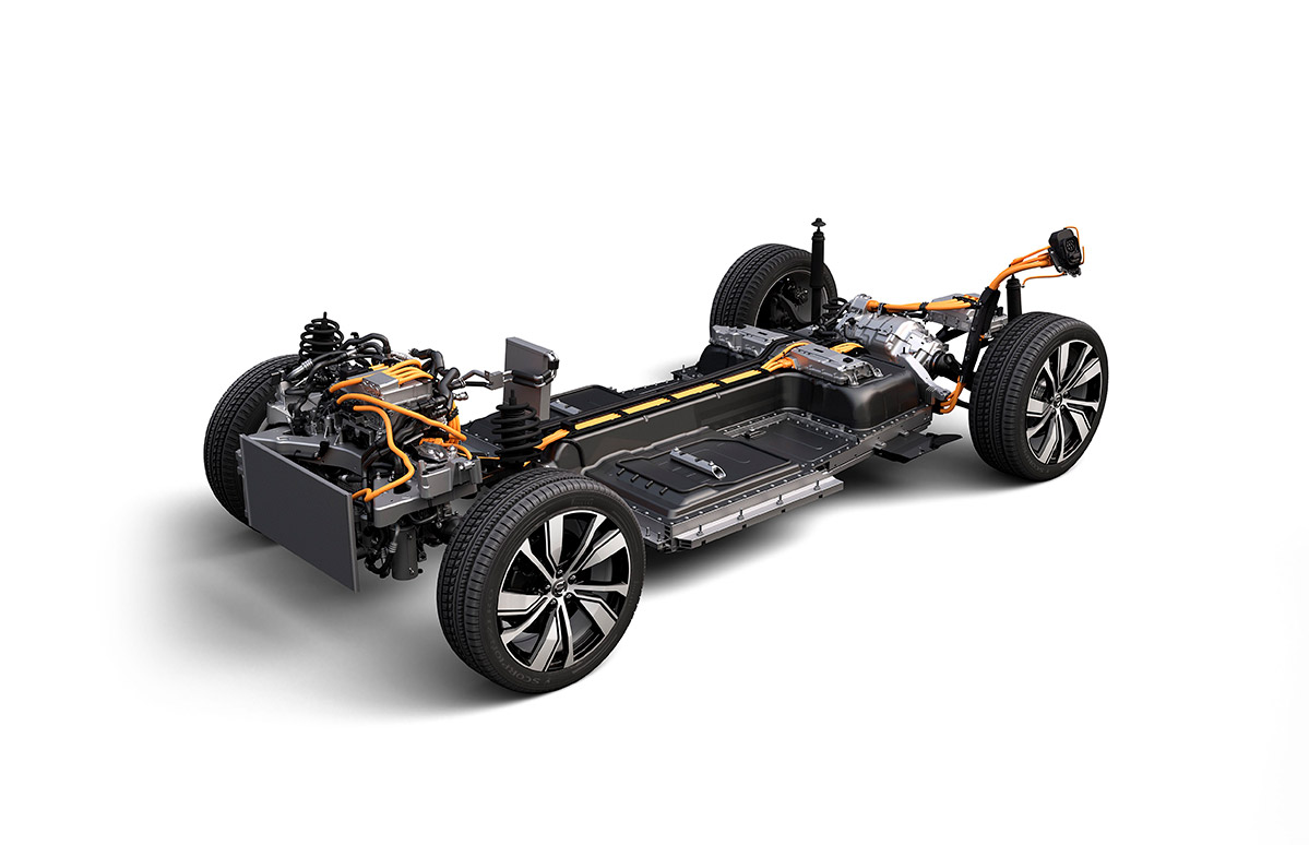 Volvo inaugura una nueva línea de montaje de baterías en su planta de Bélgica 1 volvoxc40rechargepowertrain 1