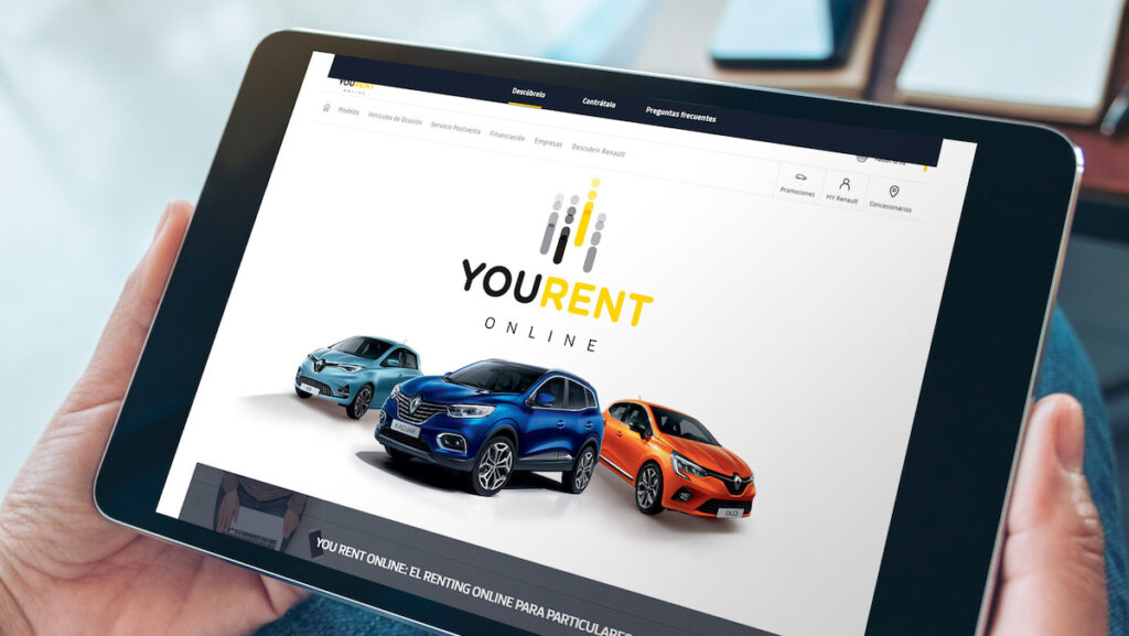 Renault lanza su servicio de renting You Rent Online 1 yourent