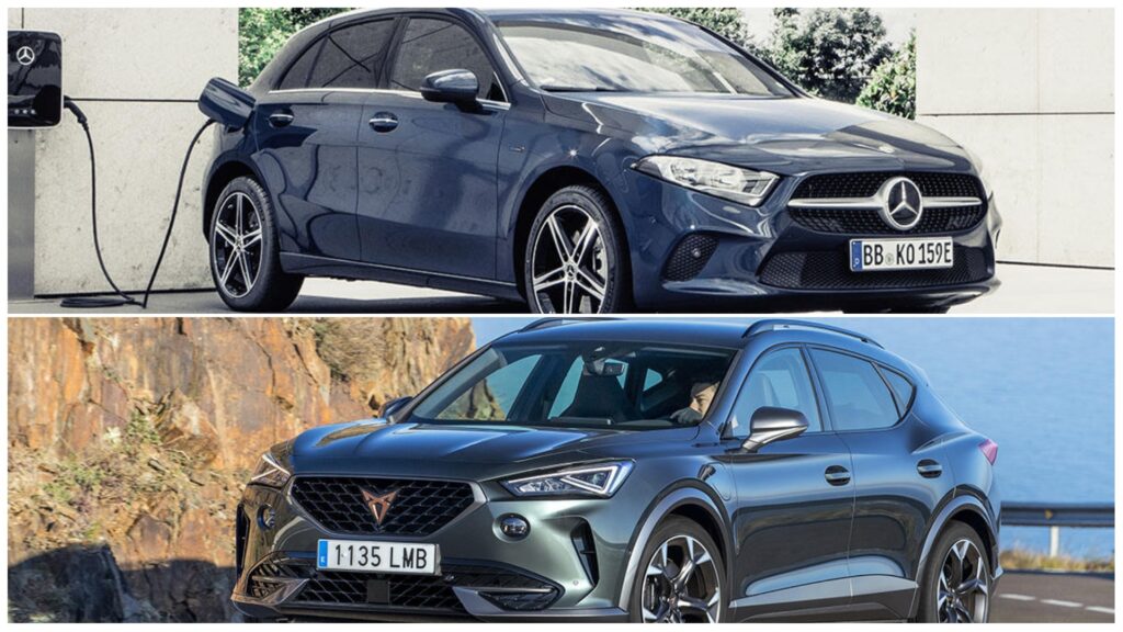Qué coche híbrido enchufable compro, ¿un Mercedes A 250 e AMG o un Cupra Formentor? 1 clase a formentor