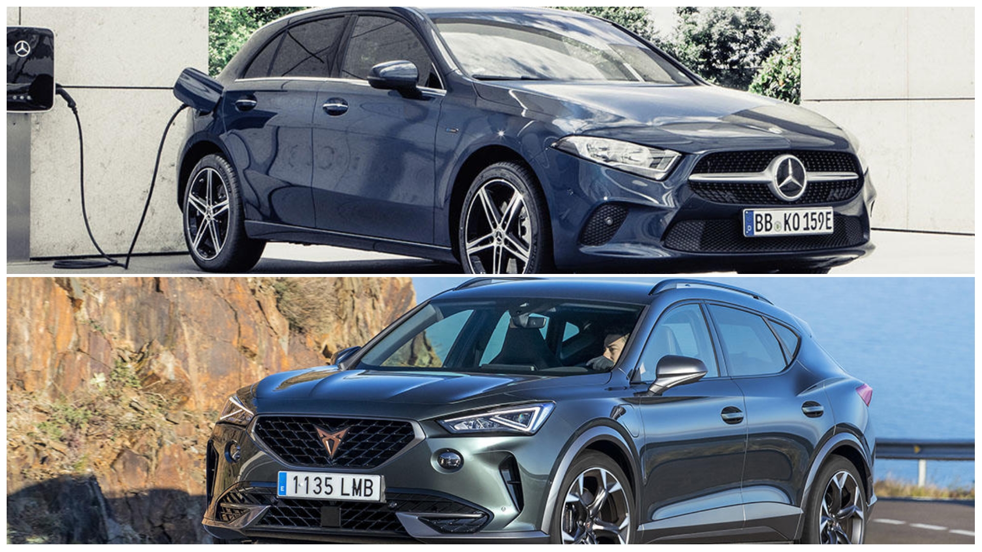 Qué coche híbrido enchufable compro, ¿un Mercedes A 250 e AMG o un Cupra Formentor? 1 clase a formentor