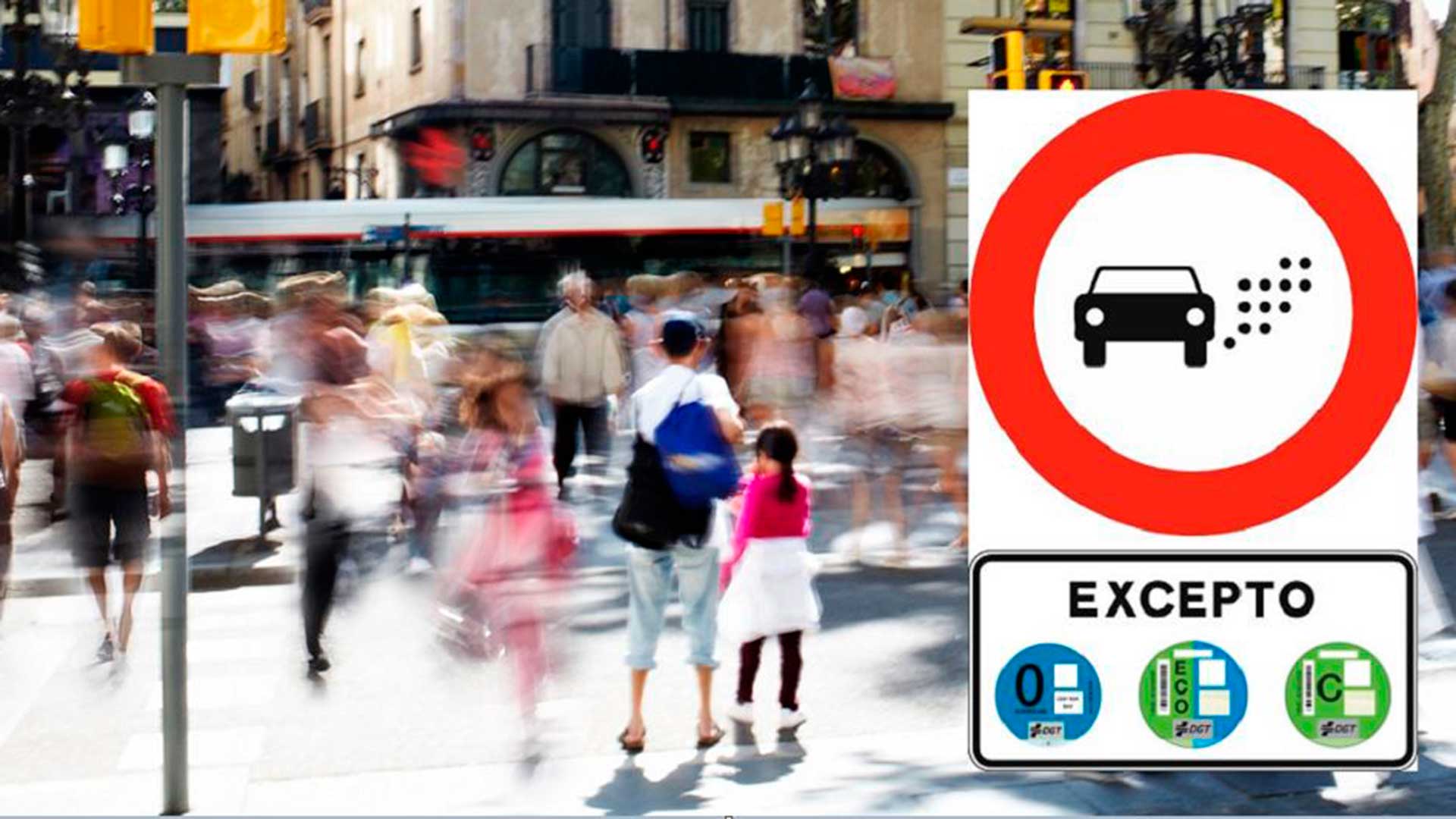 La nueva señal de la DGT para acceder la ZBE de Barcelona 2 senal-zona-bajas-emisiones