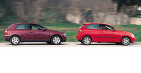 Audi A3 1.9 Tdi 100 Atracttion vs Seat Ibiza Tdi 130 Sport