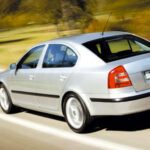 Skoda Octavia año 2004 trasera