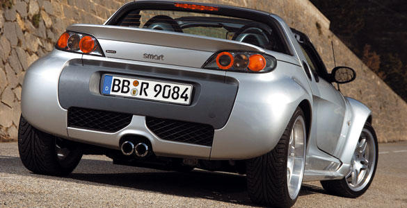 Smart Roadster Brabus año 2004 trasera