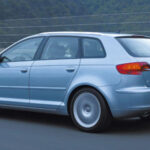 Audi A3 Sportback año 2004 trasera