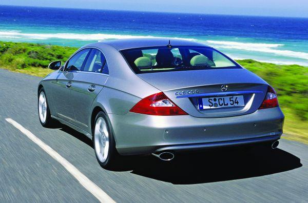 mercedes cls noviembre 2004 trasera tres cuartos