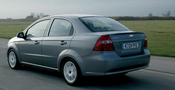Chevrolet Aveo Trasera