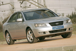 Hyundai Sonata 2006 3/4 delantero