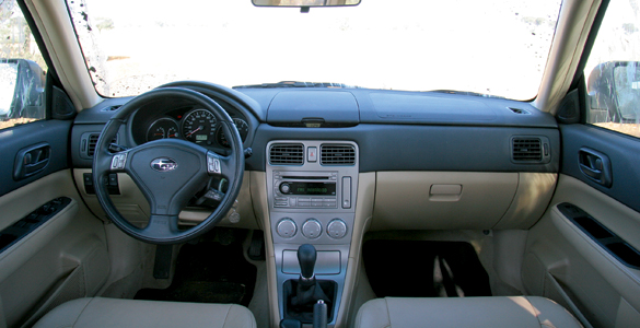 Por dentro Subaru Forestes