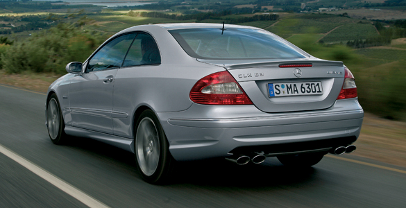 Mercedes CLK 63 (2007) AMG 6.2 V8 3/4 Trasera