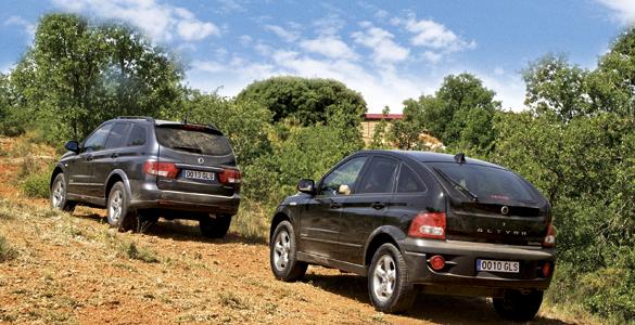 Ssangyong Kyron aut. V.S. Ssangyong Actyon aut.
